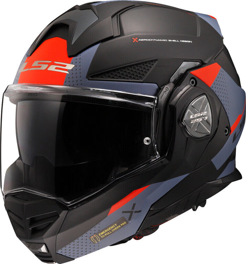 CASCO ABATIBLE LS2 ADVANT X OBLIVION NGO
